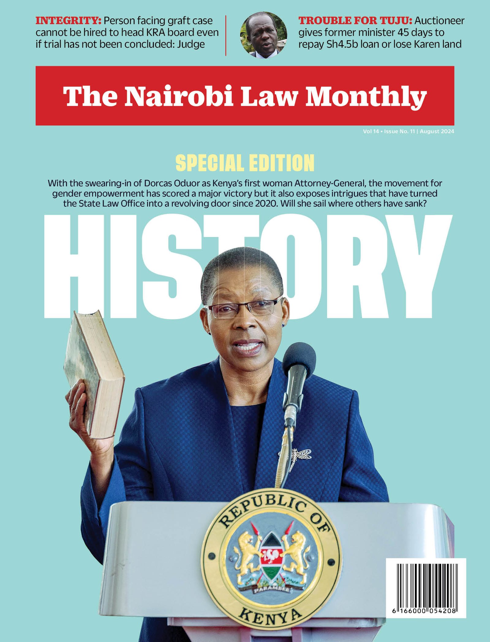 Dorcas Odor: Kenya's first woman Attorney-General